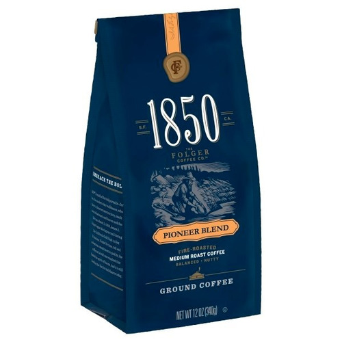 1850 Pionero De La Mezcla Medio Asado De Café Molido De 12