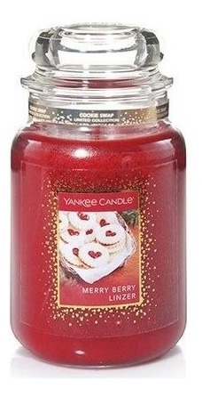 Yankee Candle Merry Berry Linzer Edicion Limitada Vela Aroma