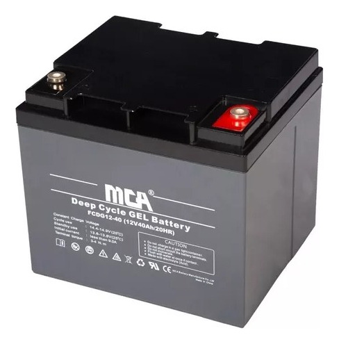 Batería De Gel 12v 40ah Marca Mca 