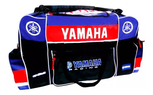 Bolso Grande Moto Cross Cuatri Yamaha Tricolor Racing Rpm764