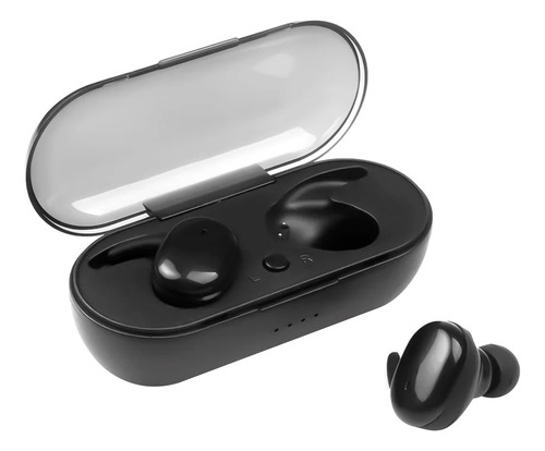 Auriculares Inalámbricos Gadnic Con Estuche Reducción Ruido Color Negro