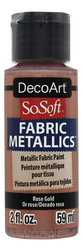 Deco Art Sosoft - Pintura Acrílica Metálica De Tela, 2 On.