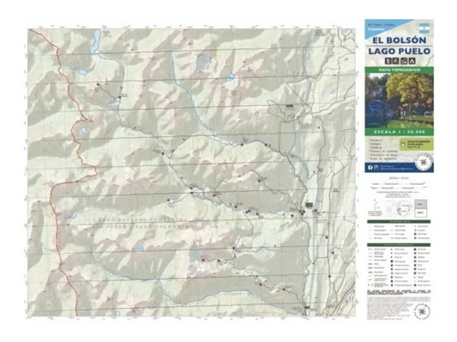 Imagen 1 de 4 de Mapa Topográfico De El Bolsón Y Lago Puelo - Signa Naturae