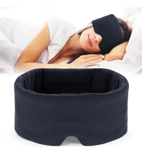 Máscara Para Dormir De Algodón, Suave Y Transpirable, Para D