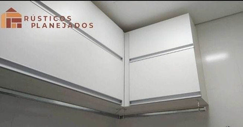 Imagem 3 de 4 de Móvel Em L 100% Mdf 18mm Portas Basculantes Com Pistões.