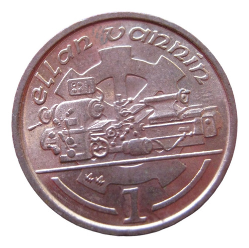 Isla De Man 1 Penny 1991