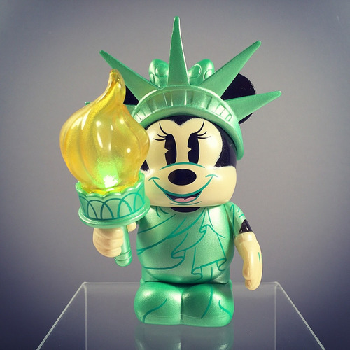 Disney Vynilmation Minnie Estatua De La Libertad D Colección