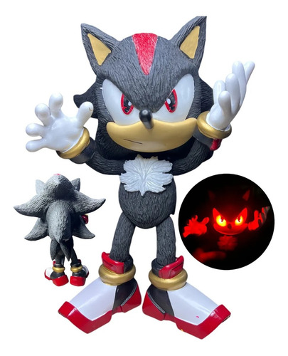 Sonic Con Sonido Real 30 Cm Alto Shadow The Hedgehog