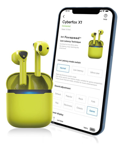Flydigi Cyberfox X1 Auriculares Inalámbricos Verdaderos Con