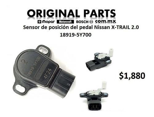 Sensor De Posición Acelerador 18919-5y700 X-trail 2.0