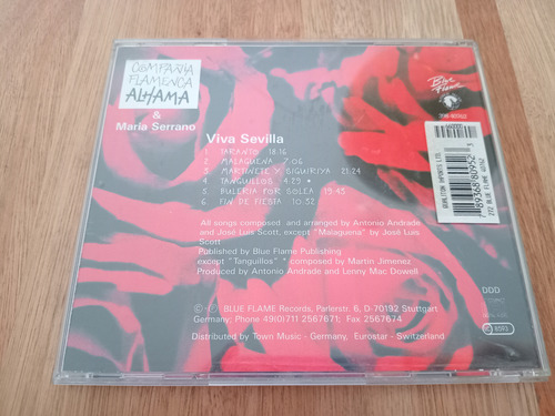 Compañía Flamenca Alhama & Maria Serrano Viva Sevilla Cd Estándar (Usado)