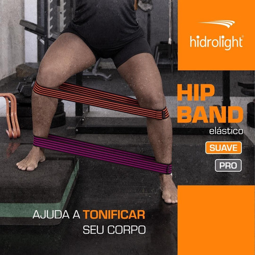 Imagem 7 de 9 de Hip Band Elástico Suave Kit C/ 3 Extensor Fitness Ginástica