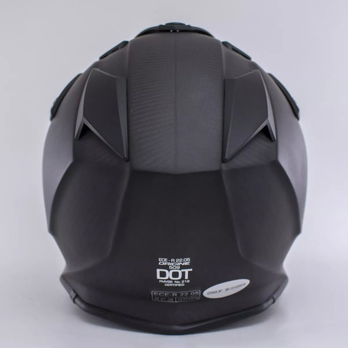 Casco Cross Origine 509 Carbon Looking Mate Negro Importado