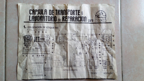 Hombre Nuclear Capsula Laboratorio Lili Ledy (Usado)