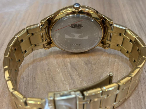 Relógio Technos Masculino Slim Dourado 6p29ame/1p