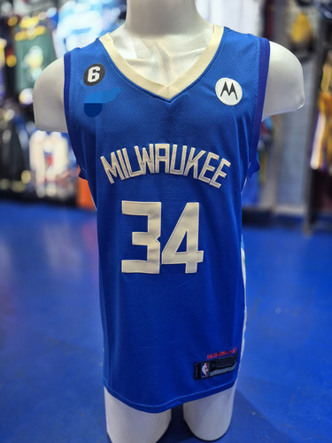 Camiseta Basquet Nba Milwaukee Bucks #34
