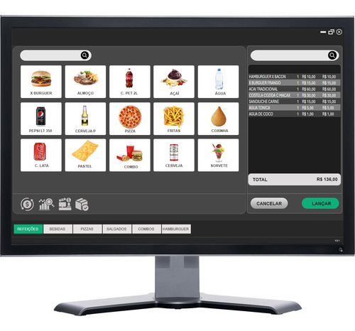 Sistema Pdv Para Mercados Lojas, Restaurantes Comanda Fiscal