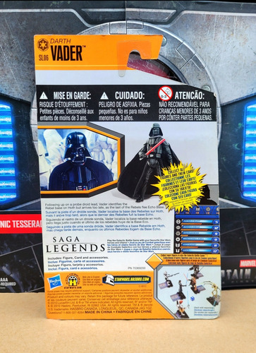 Darth Vader Saga Legends Star Wars Vintage Black Series Ep 5 (Usado)