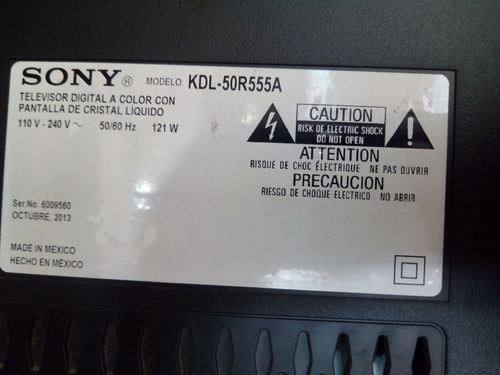 Desarme Smart Tv Sony Kdl-50r555a