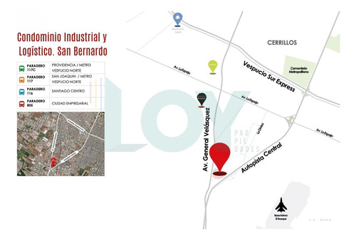 Arriendo Bodega 402 M2 En San Bernardo Acceso Ruta5 Multiuso