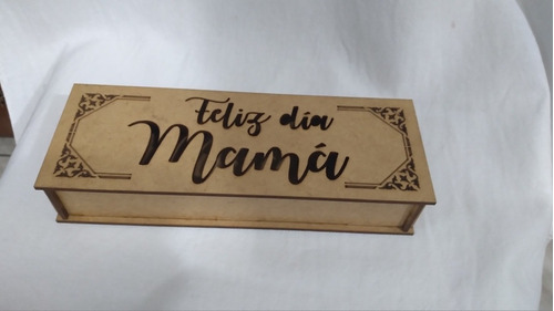 Caja Día De La Madre, Mdf 3mm Cod.1310