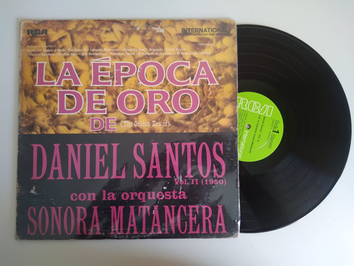 La Época De Oro Daniel Santos Vol2 Lp Press Usa 1950 Rca