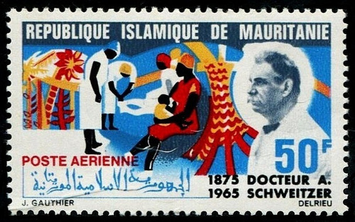 Medicina - Dr. Albert Schweitzer - Mauritania - Mint 