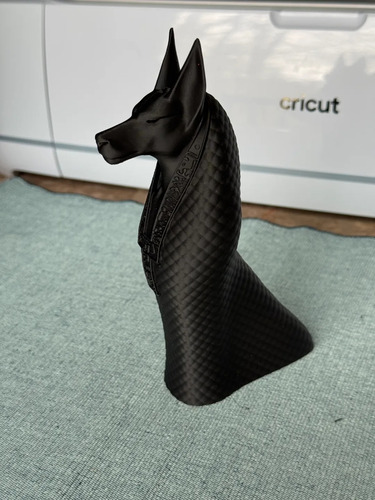Estatua Anubis Dios Egipcio Figura Decoración Negro