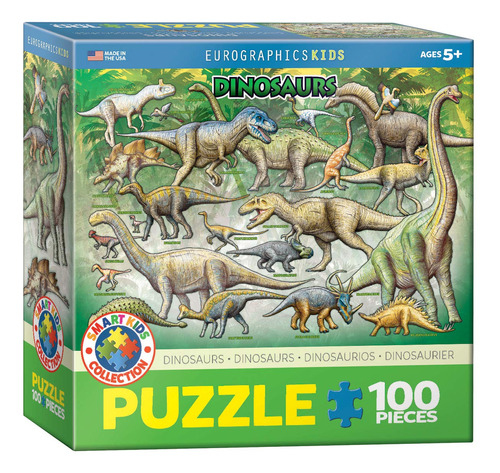 Dinosaurios 100 Piezas De Rompecabezas