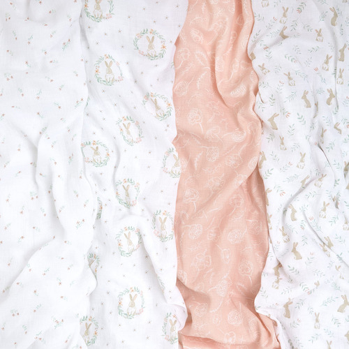 Mantas Swaddle Aden + Anais Essentials, 100% Algodón, Paquet Color Mickey Stargazer