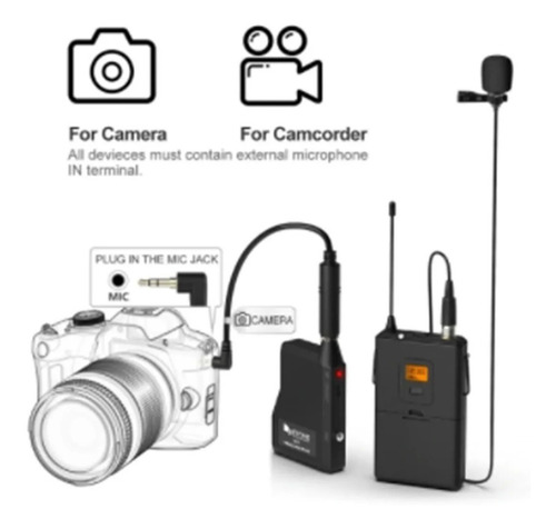 Microfone Lapela Celular Fifine K037 Profissional Sem Fio