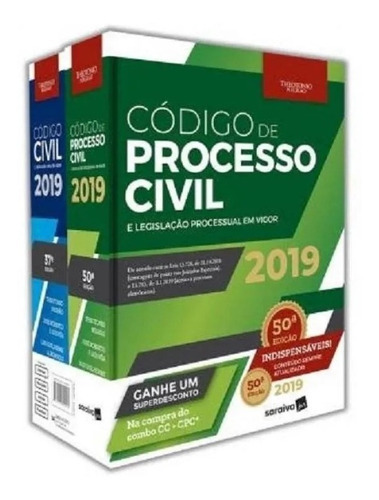 Código Civil E Processual, De Theotonio, Negrão. Editora Saraiva Em Português