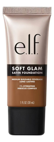 E.l.f Soft Glam Satin Base Para Maquillaje 1.0 Fl Oz 55 Deep Warm