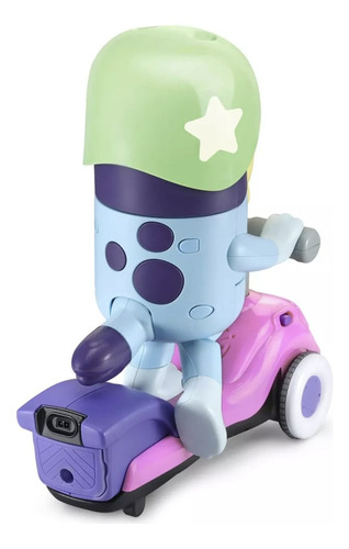 Bluey Con Scooter Luces Y Sonidos Interactivo Español Vtech.