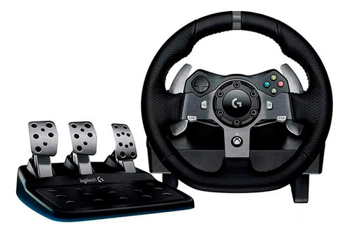 Kit de volante Logitech G920 para pedais Xbox Series X|s, cor preta