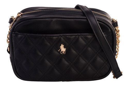 Imagen 1 de 7 de Crossbody Hpc Polo En Bloques Capitonados