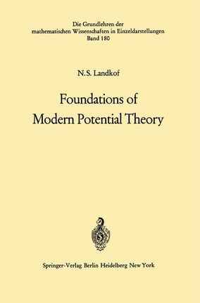 Libro Foundations Of Modern Potential Theory - Naum S. La...