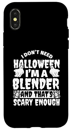 Funda Divertida Halloween Blender Para iPhone X/xs