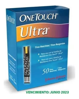 Tiras Reactiva Para Glucosa One Touch Ultra Caja X 50 Und