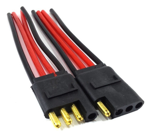 Conector 4 Vias Com Fio 4,0 Mm