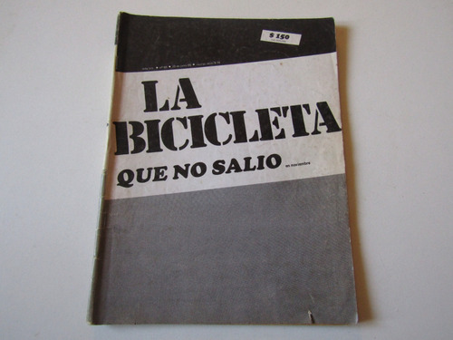 Revista La Bicicleta Que No Salio N.60 28 Junio 1985