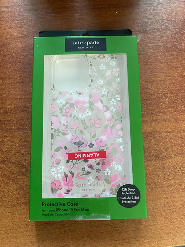 Kate Spade iPhone 15 Pro Max Funda Unico Diseño