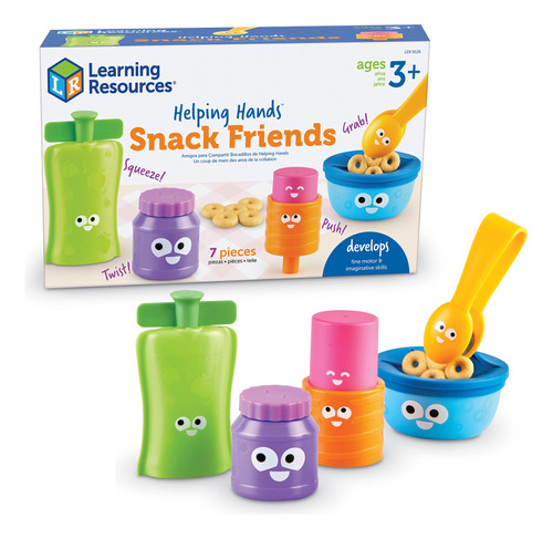 Learning Resources Helping Hands Snack Friends - 7 Piezas, .