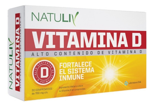 Vitamina D X30 Comp Natuliv Mejora Sistema Inmune