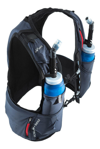 Imagen 3 de 9 de Chaleco Hidratacion Weis Simer 10l + 2 Soft Flask Running
