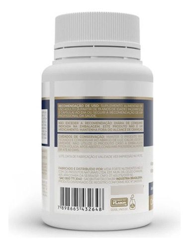 Vitafor Vitamina D3 Com Vitamina C E Zinco, 60 Cápsulas