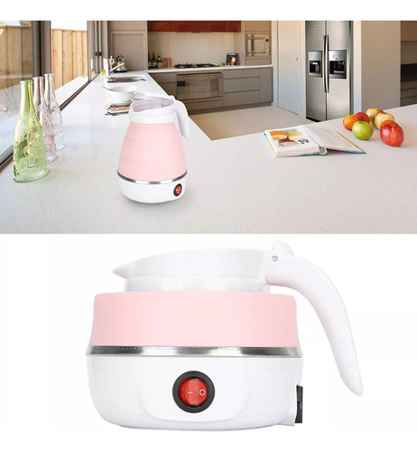600ml Hervidor Eléctrico Plegable Y Portátil De Silicona