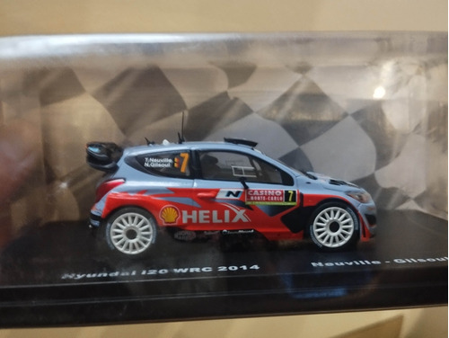 Hyundai I20 Wrc Auto A Escala Colección Ixo 143 De 10cm