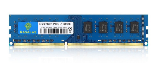 4GB Ddr3l-1600mhz Gamer Memoria De Escritorio Pc3-12800U Rasalas 1.35v/1.5v Udimm