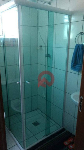 Imagem 9 de 12 de Apartamento Com 1 Dormitório À Venda, 48 M² Por R$ 170.000,00 - Vila Guilhermina - Praia Grande/sp - Ap2733